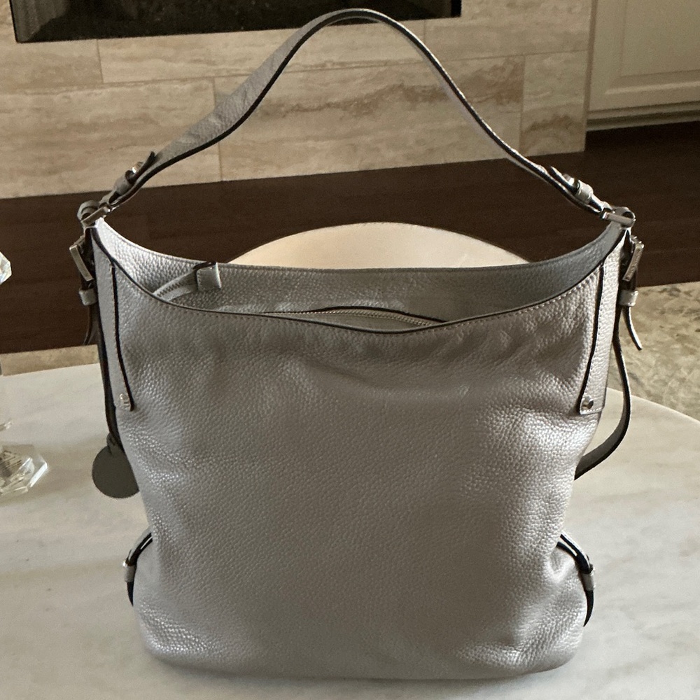 Michael Kors Gray Hobo Bag - Picture 2 of 7